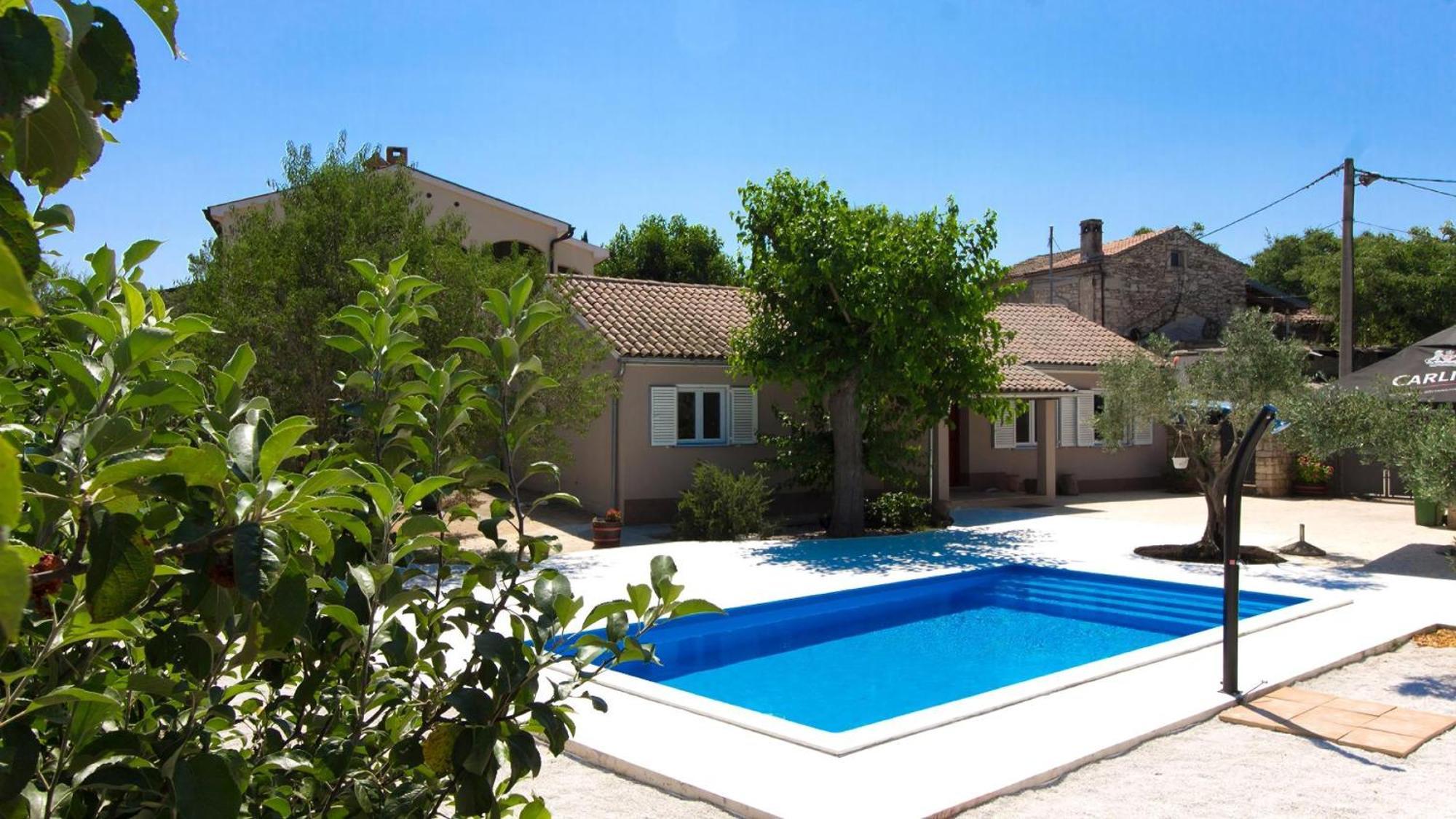 Jadreški Ferienhaus Aqua Mit Pool מראה חיצוני תמונה