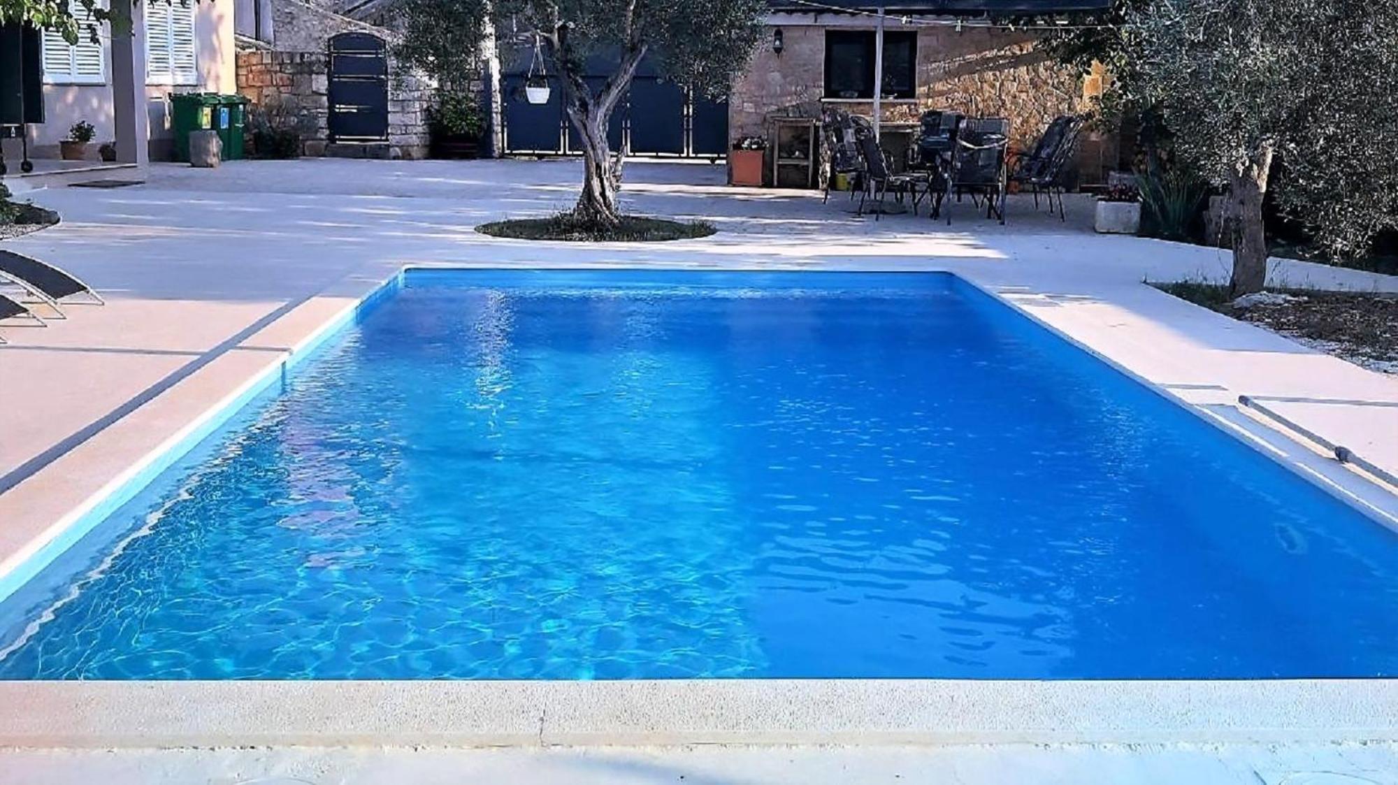 Jadreški Ferienhaus Aqua Mit Pool מראה חיצוני תמונה